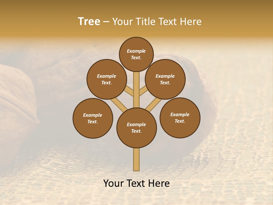 Nutty Nature Fruit PowerPoint Template