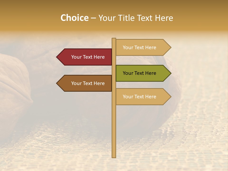 Nutty Nature Fruit PowerPoint Template