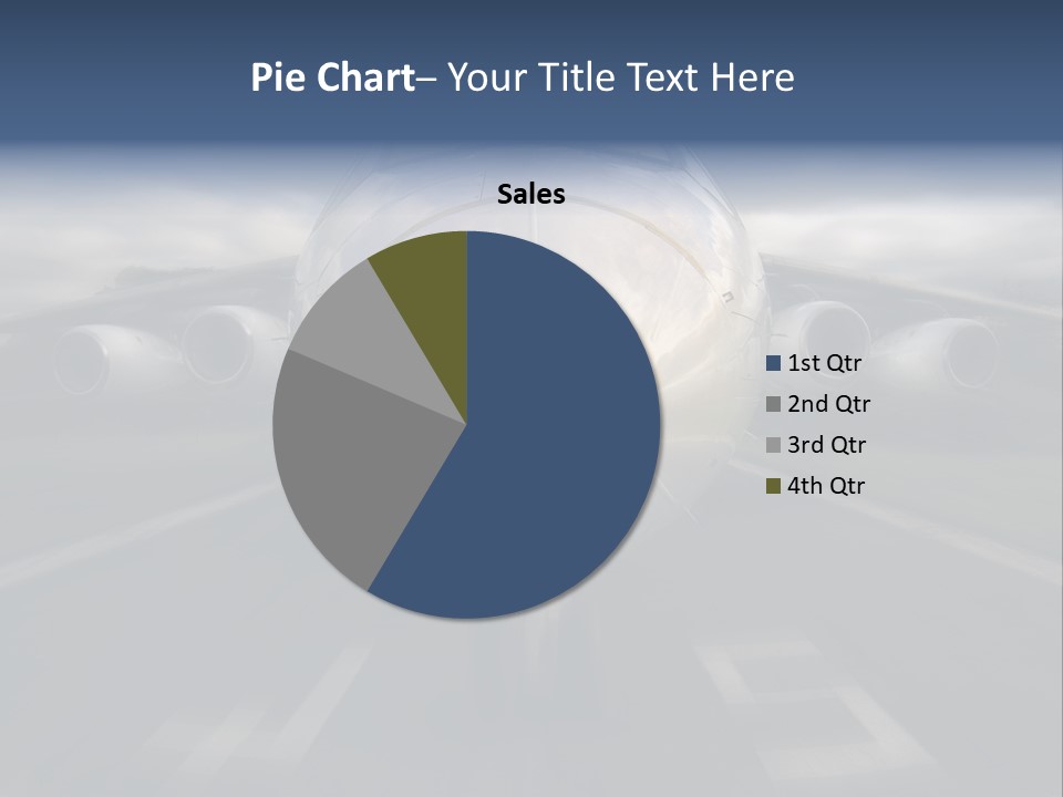 Fly Airport Holiday PowerPoint Template