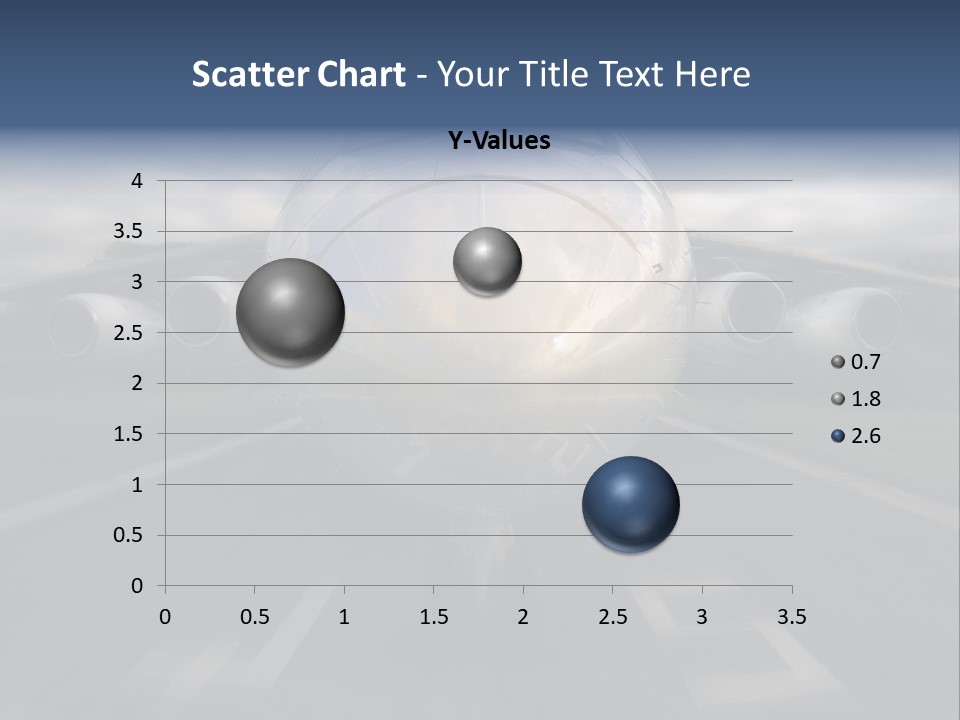 Fly Airport Holiday PowerPoint Template