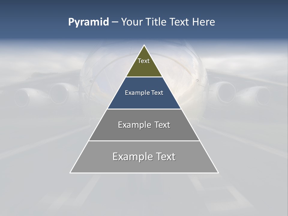 Fly Airport Holiday PowerPoint Template