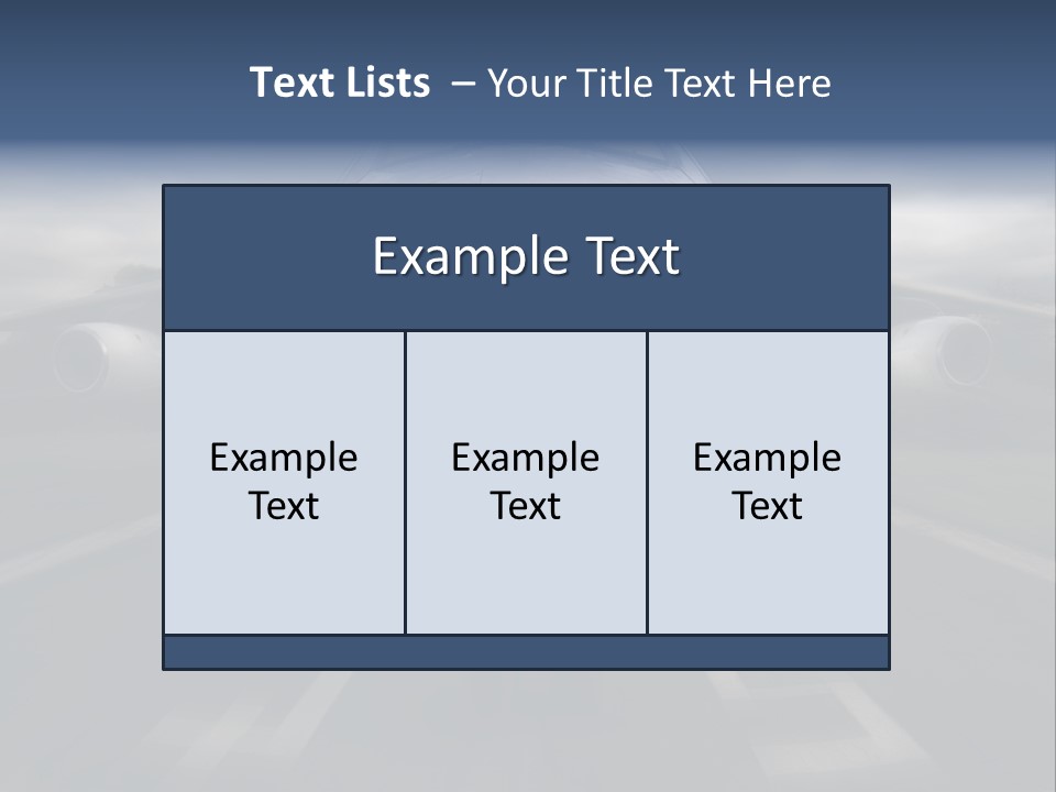 Fly Airport Holiday PowerPoint Template