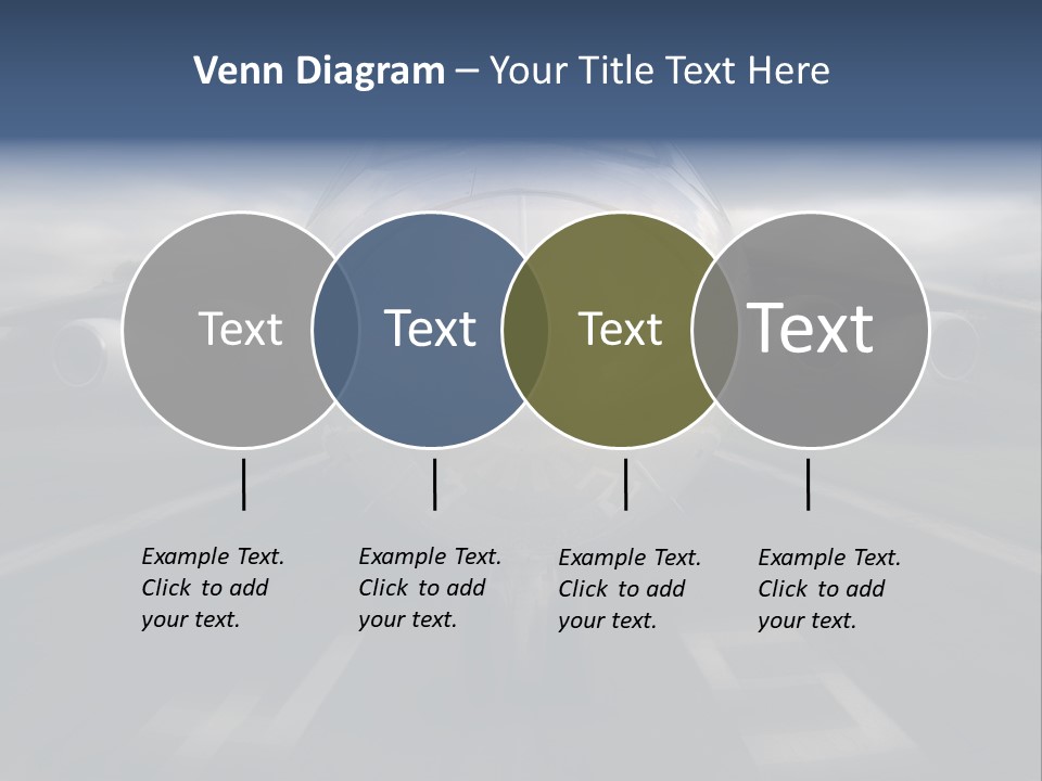 Fly Airport Holiday PowerPoint Template