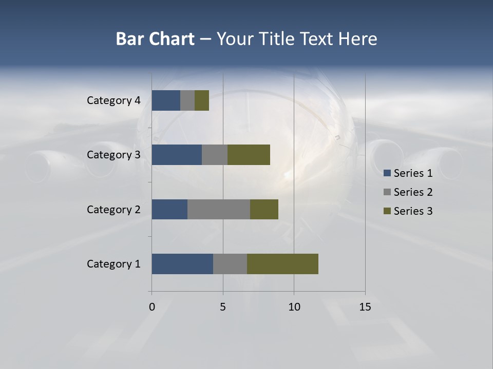 Fly Airport Holiday PowerPoint Template
