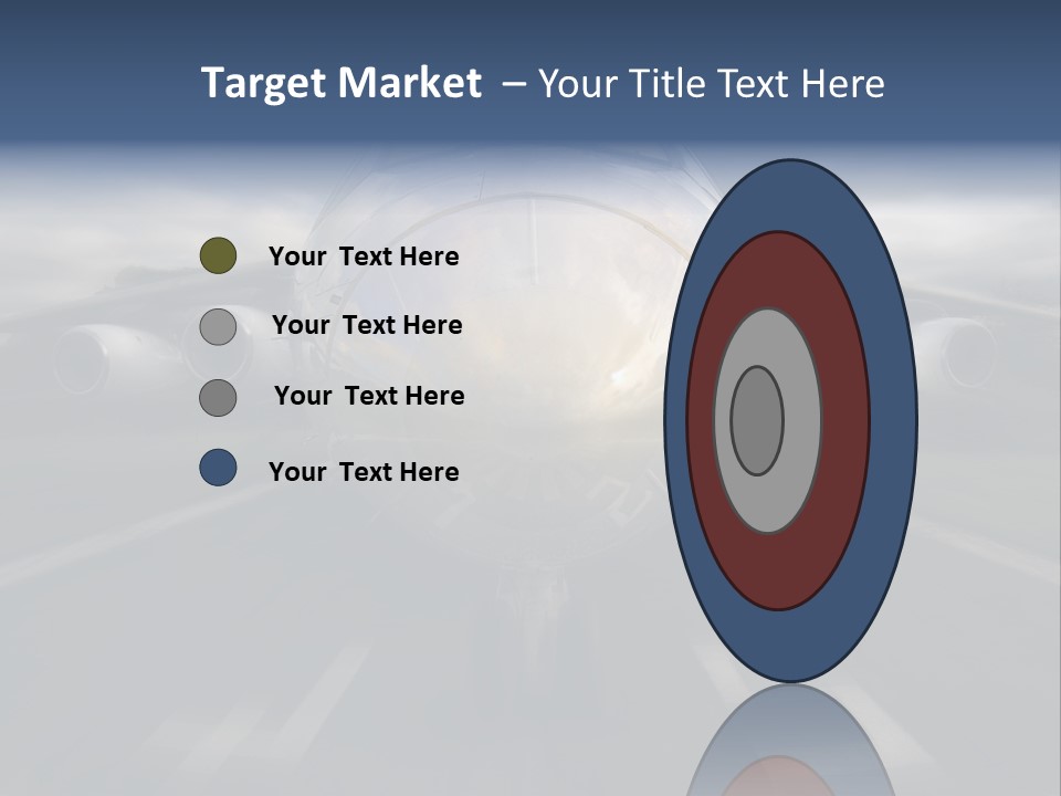 Fly Airport Holiday PowerPoint Template