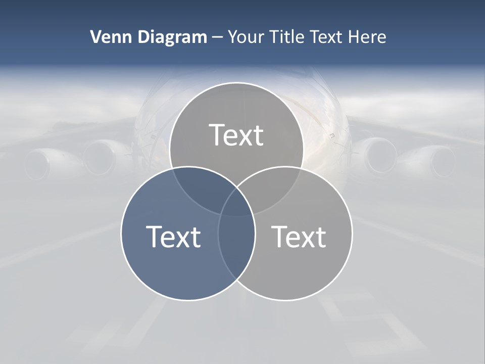 Fly Airport Holiday PowerPoint Template