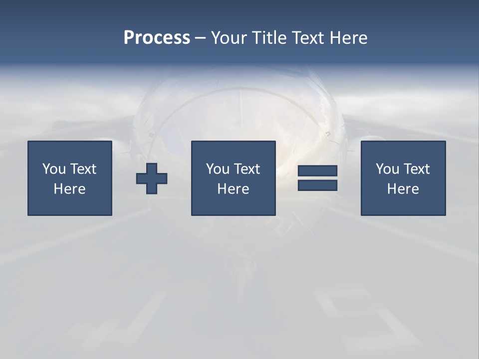 Fly Airport Holiday PowerPoint Template