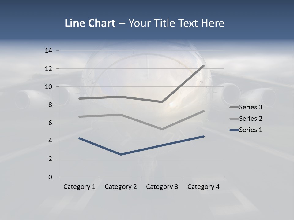 Fly Airport Holiday PowerPoint Template