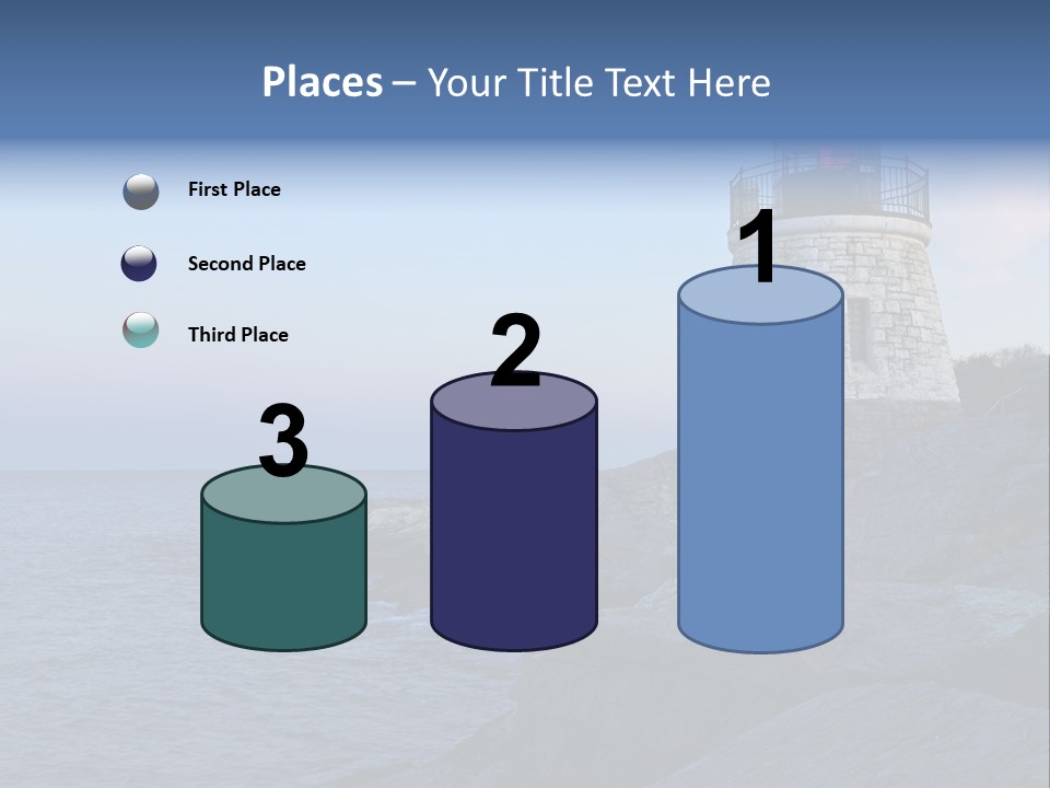 Tower Marine Light PowerPoint Template