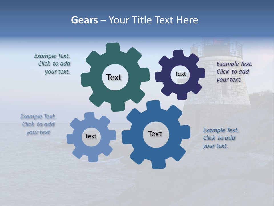 Tower Marine Light PowerPoint Template