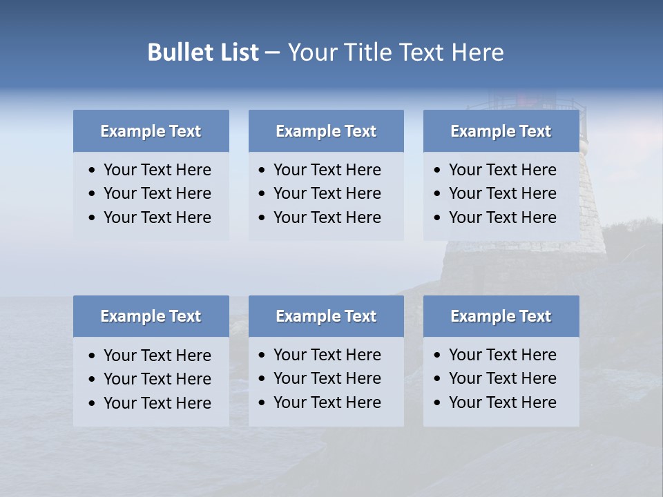 Tower Marine Light PowerPoint Template