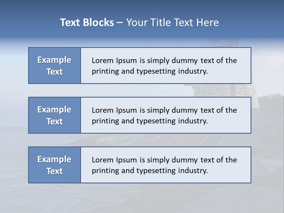 Tower Marine Light PowerPoint Template