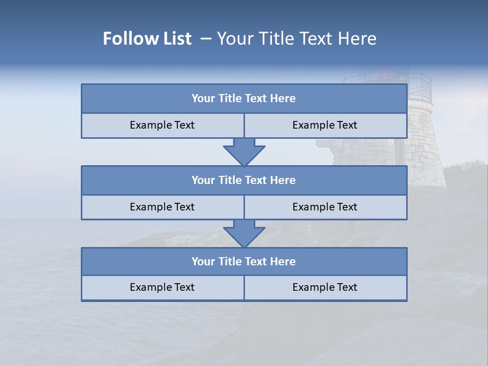 Tower Marine Light PowerPoint Template