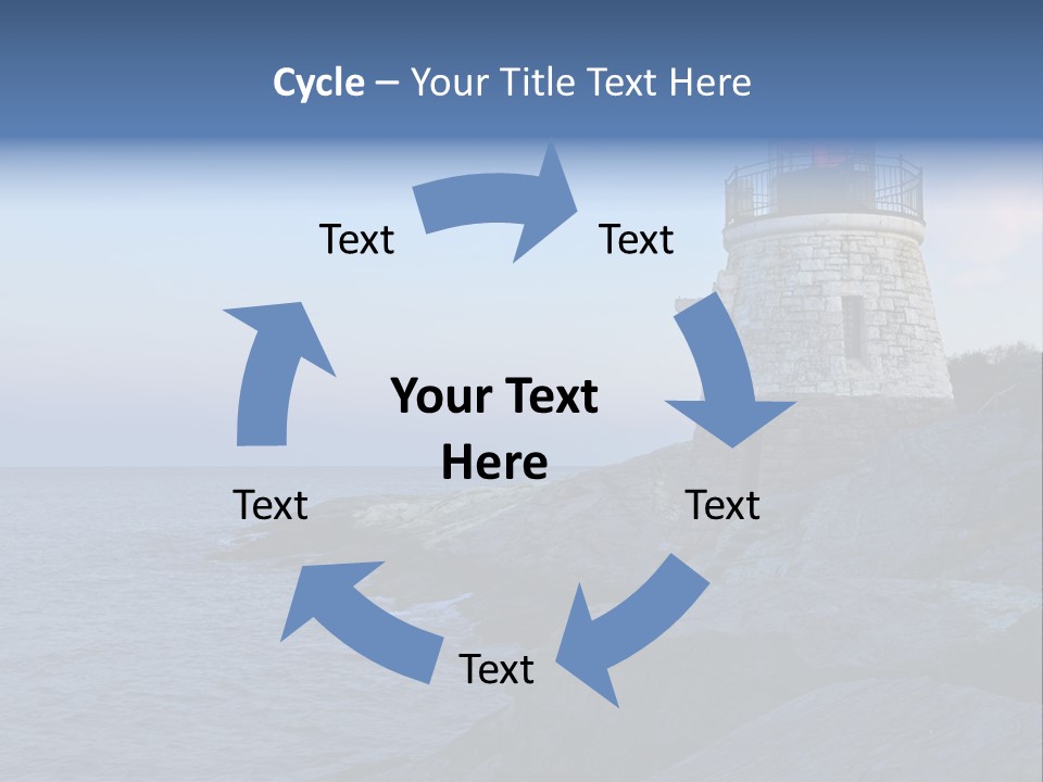 Tower Marine Light PowerPoint Template