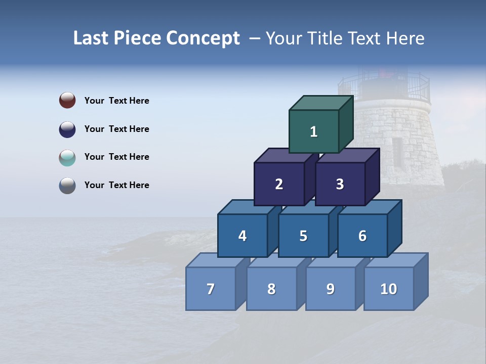 Tower Marine Light PowerPoint Template