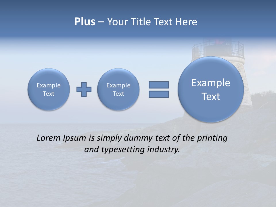 Tower Marine Light PowerPoint Template