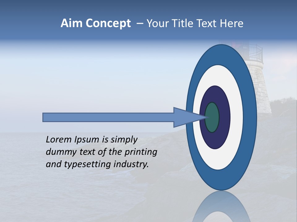 Tower Marine Light PowerPoint Template