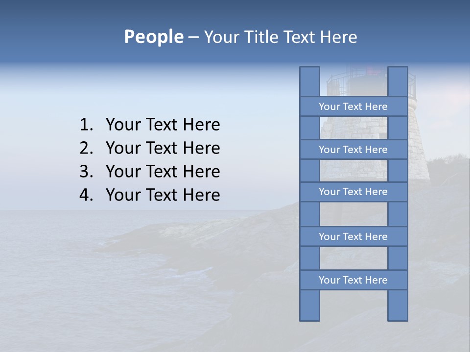 Tower Marine Light PowerPoint Template