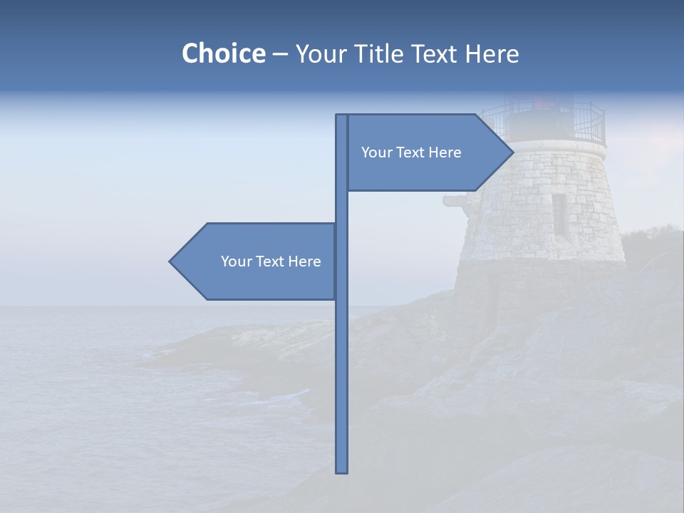 Tower Marine Light PowerPoint Template