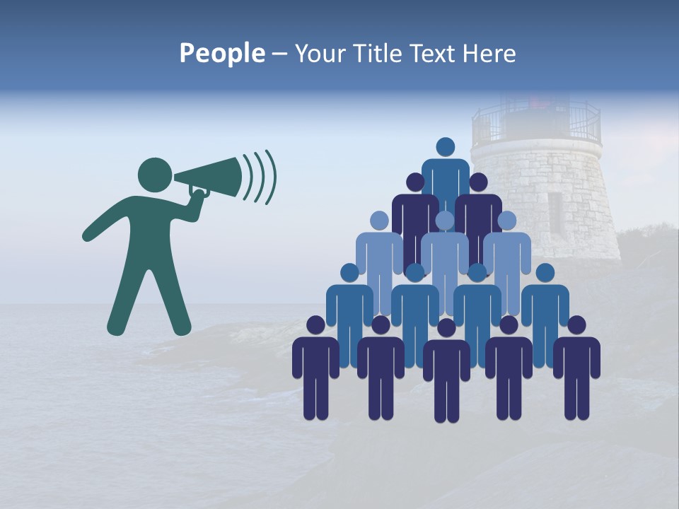 Tower Marine Light PowerPoint Template