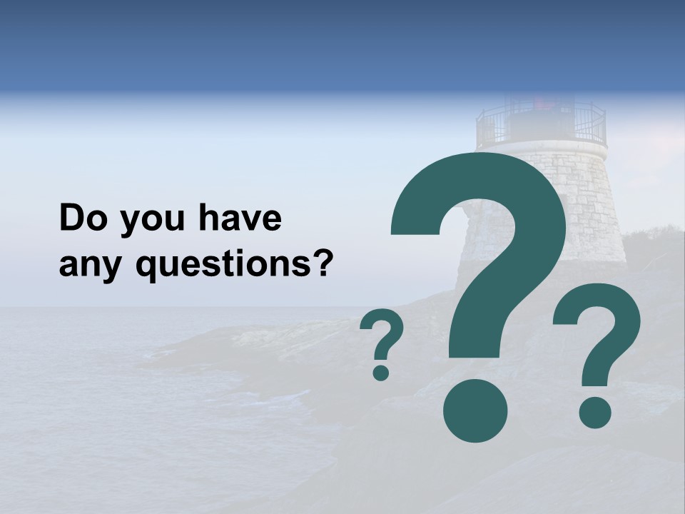 Tower Marine Light PowerPoint Template