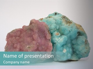 Blue Geology Mineral PowerPoint Template