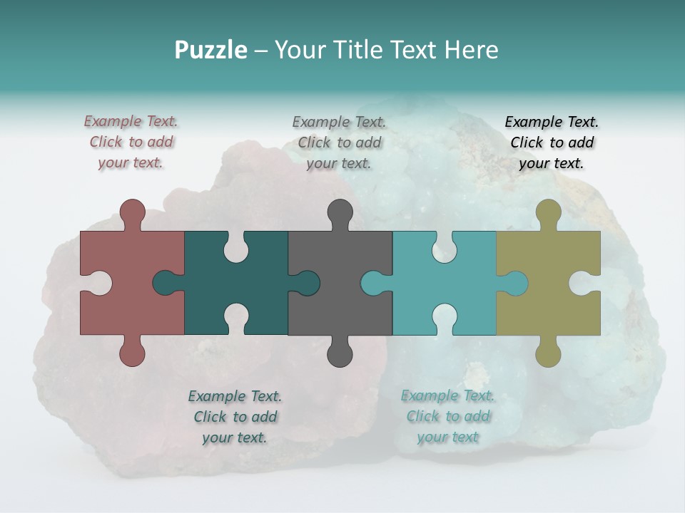 Blue Geology Mineral PowerPoint Template