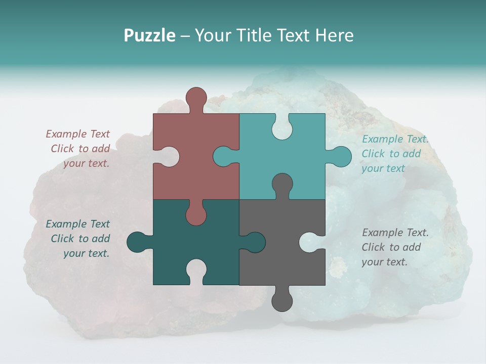 Blue Geology Mineral PowerPoint Template