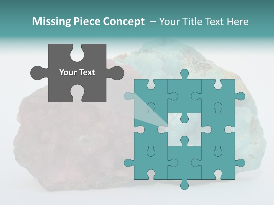 Blue Geology Mineral PowerPoint Template