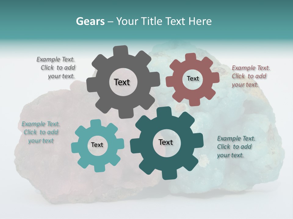 Blue Geology Mineral PowerPoint Template