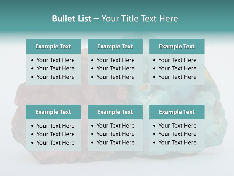 Blue Geology Mineral PowerPoint Template