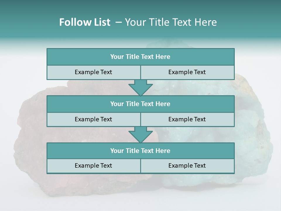 Blue Geology Mineral PowerPoint Template