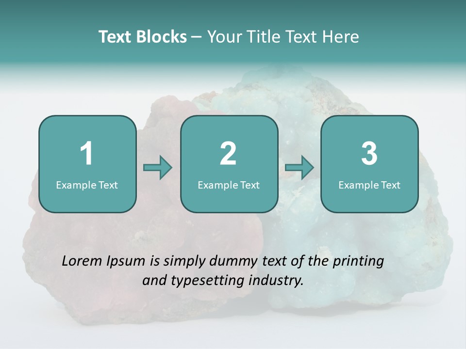 Blue Geology Mineral PowerPoint Template