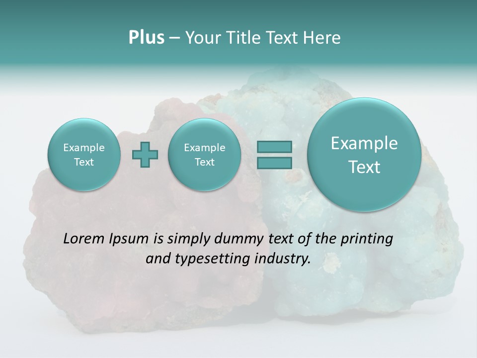 Blue Geology Mineral PowerPoint Template