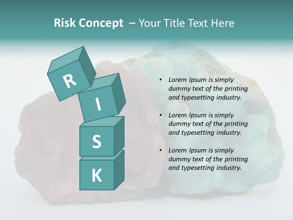 Blue Geology Mineral PowerPoint Template