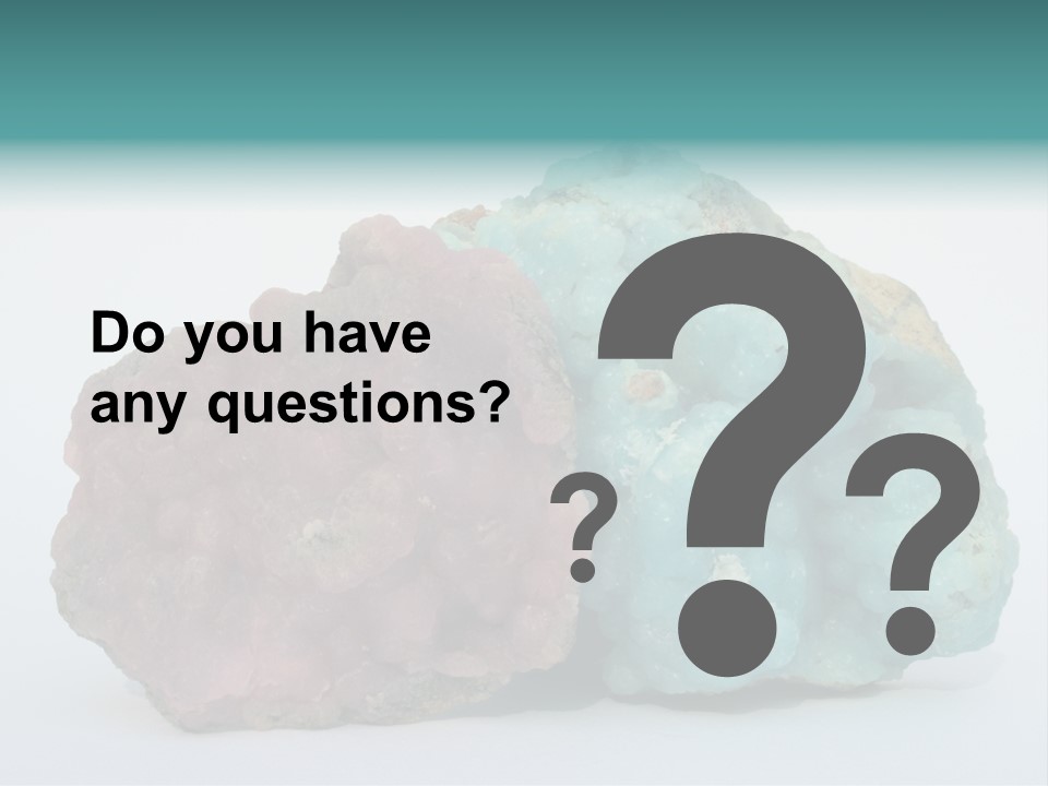 Blue Geology Mineral PowerPoint Template