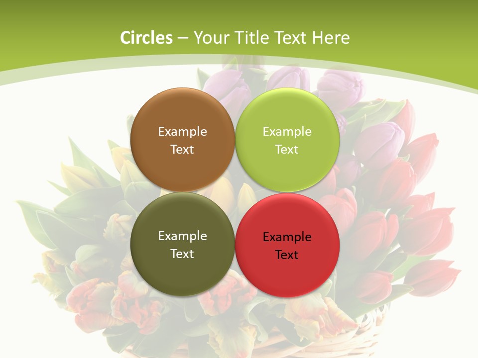Bunches Yellow Bouquet PowerPoint Template