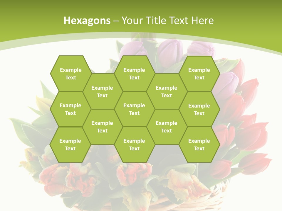 Bunches Yellow Bouquet PowerPoint Template