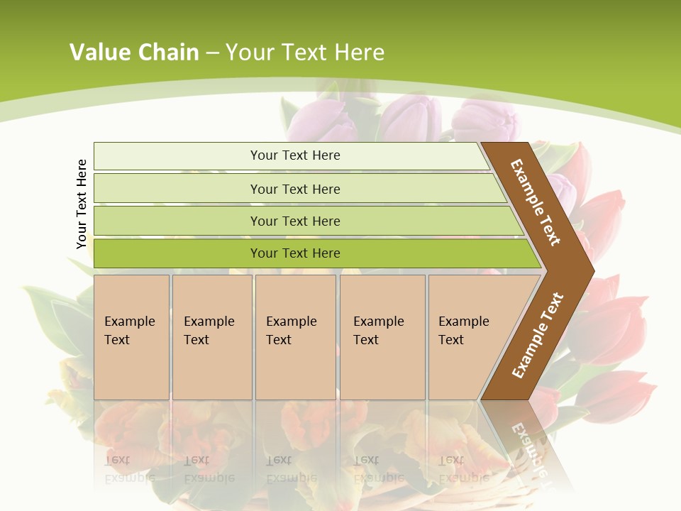 Bunches Yellow Bouquet PowerPoint Template