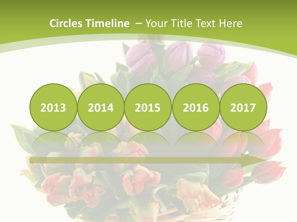 Bunches Yellow Bouquet PowerPoint Template
