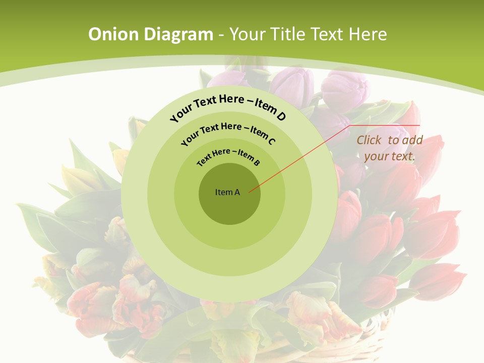 Bunches Yellow Bouquet PowerPoint Template