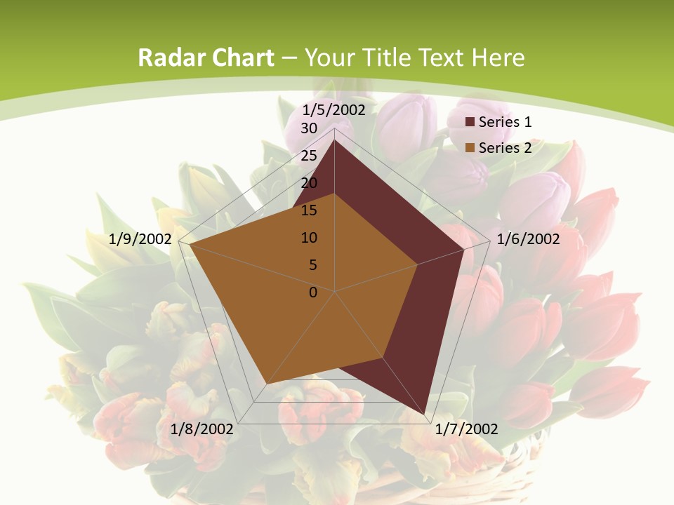 Bunches Yellow Bouquet PowerPoint Template