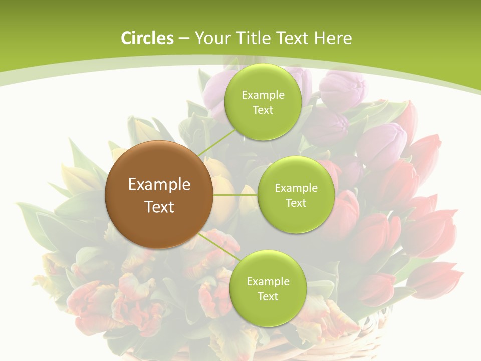 Bunches Yellow Bouquet PowerPoint Template