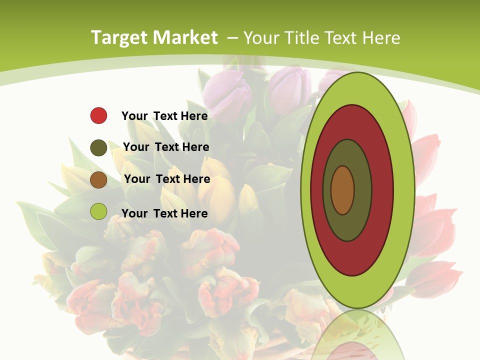 Bunches Yellow Bouquet PowerPoint Template