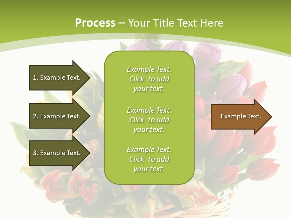 Bunches Yellow Bouquet PowerPoint Template