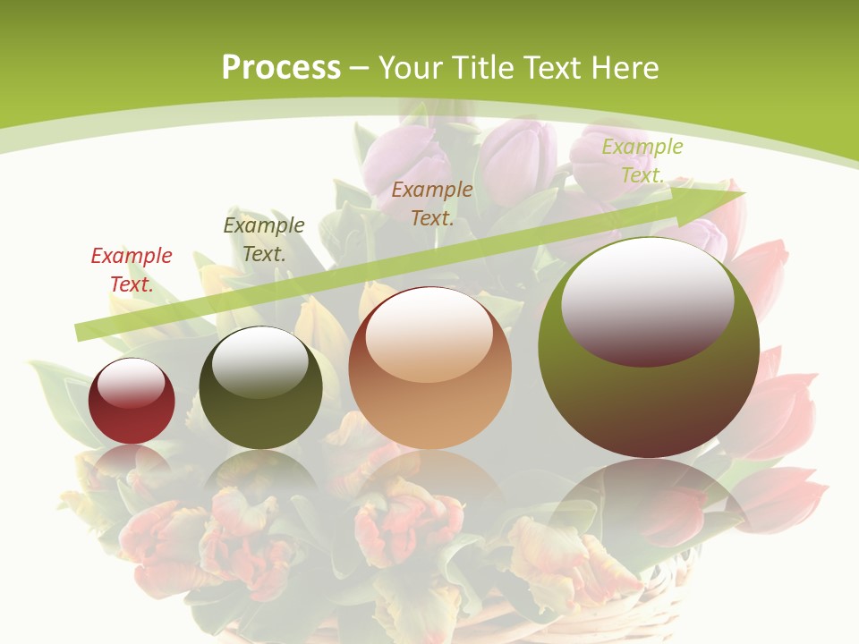 Bunches Yellow Bouquet PowerPoint Template