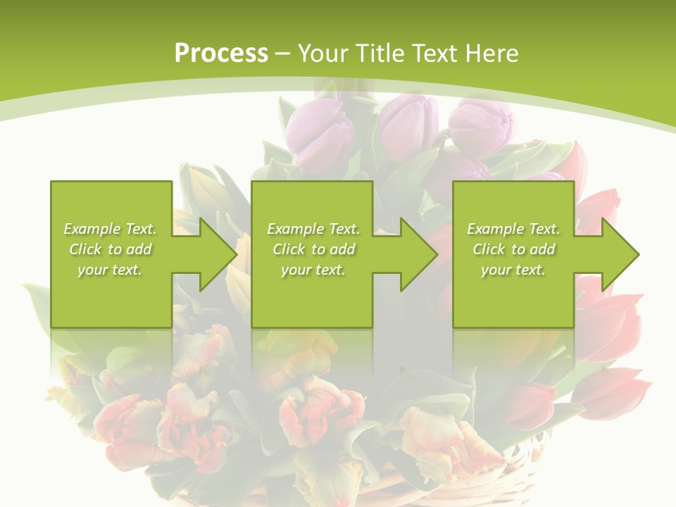 Bunches Yellow Bouquet PowerPoint Template