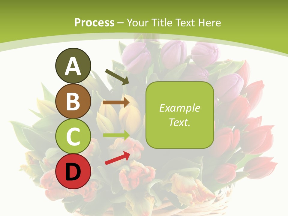 Bunches Yellow Bouquet PowerPoint Template