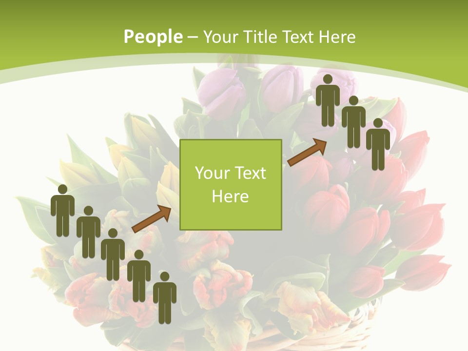 Bunches Yellow Bouquet PowerPoint Template