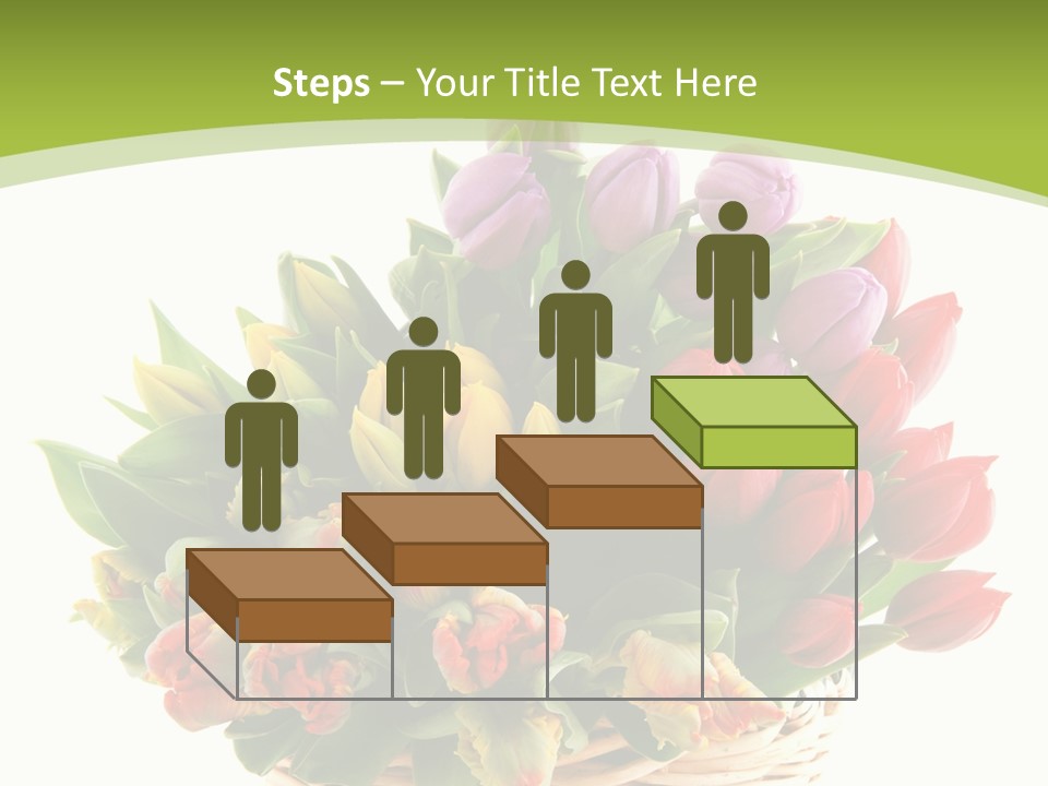 Bunches Yellow Bouquet PowerPoint Template